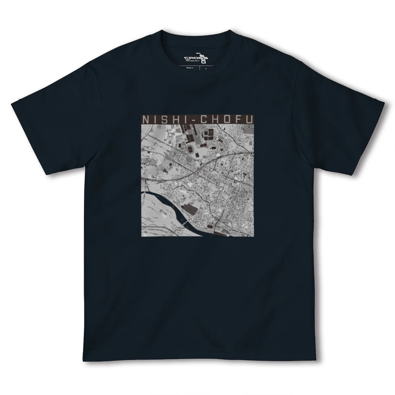 【西調布(東京都)】地図柄ヘビーウェイトTシャツ