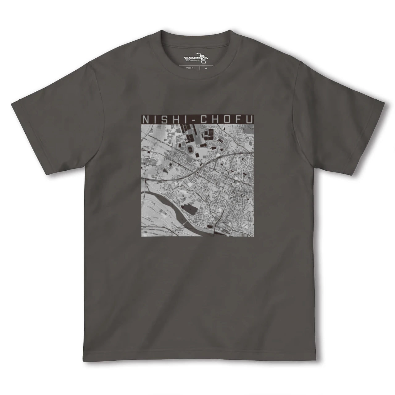 【西調布(東京都)】地図柄ヘビーウェイトTシャツ