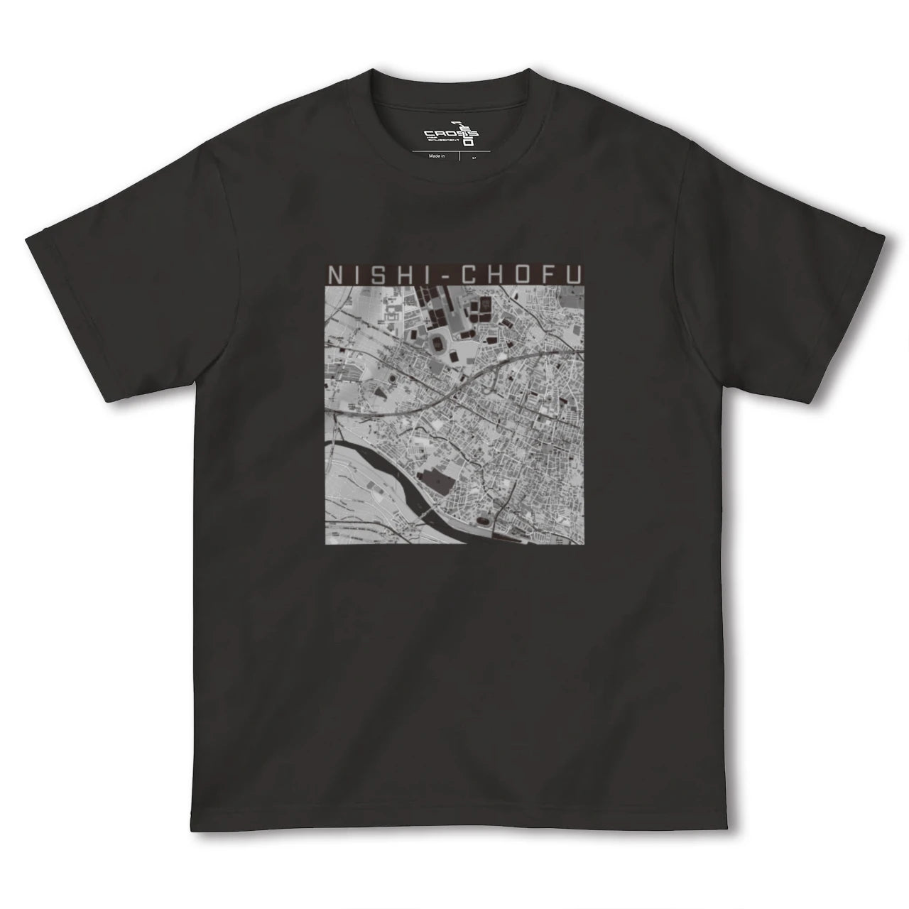 【西調布(東京都)】地図柄ヘビーウェイトTシャツ