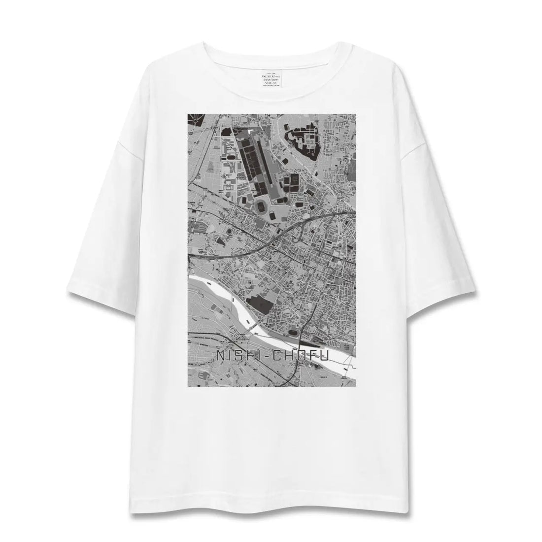 【西調布(東京都)】地図柄ビッグシルエットTシャツ