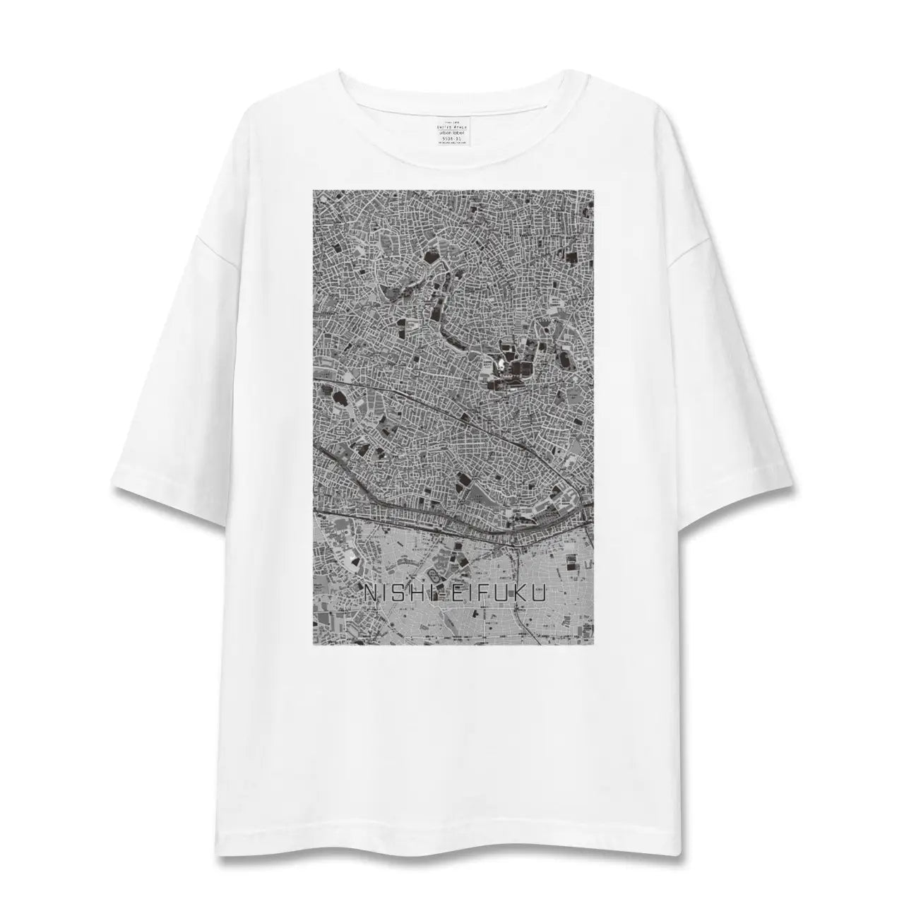 【西永福(東京都)】地図柄ビッグシルエットTシャツ