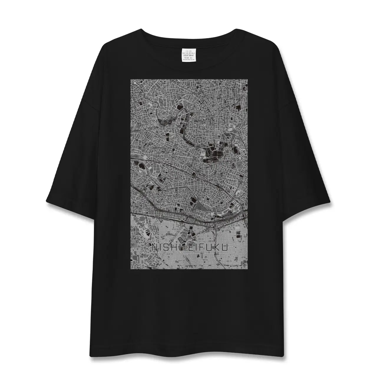 【西永福(東京都)】地図柄ビッグシルエットTシャツ