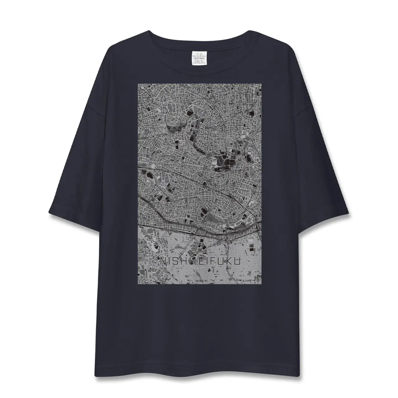 【西永福(東京都)】地図柄ビッグシルエットTシャツ