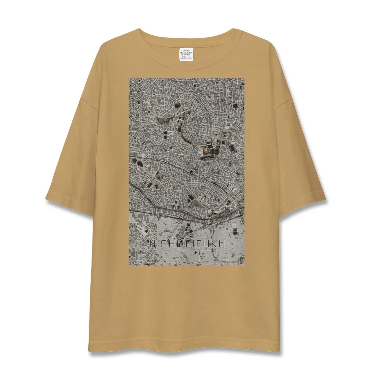 【西永福(東京都)】地図柄ビッグシルエットTシャツ