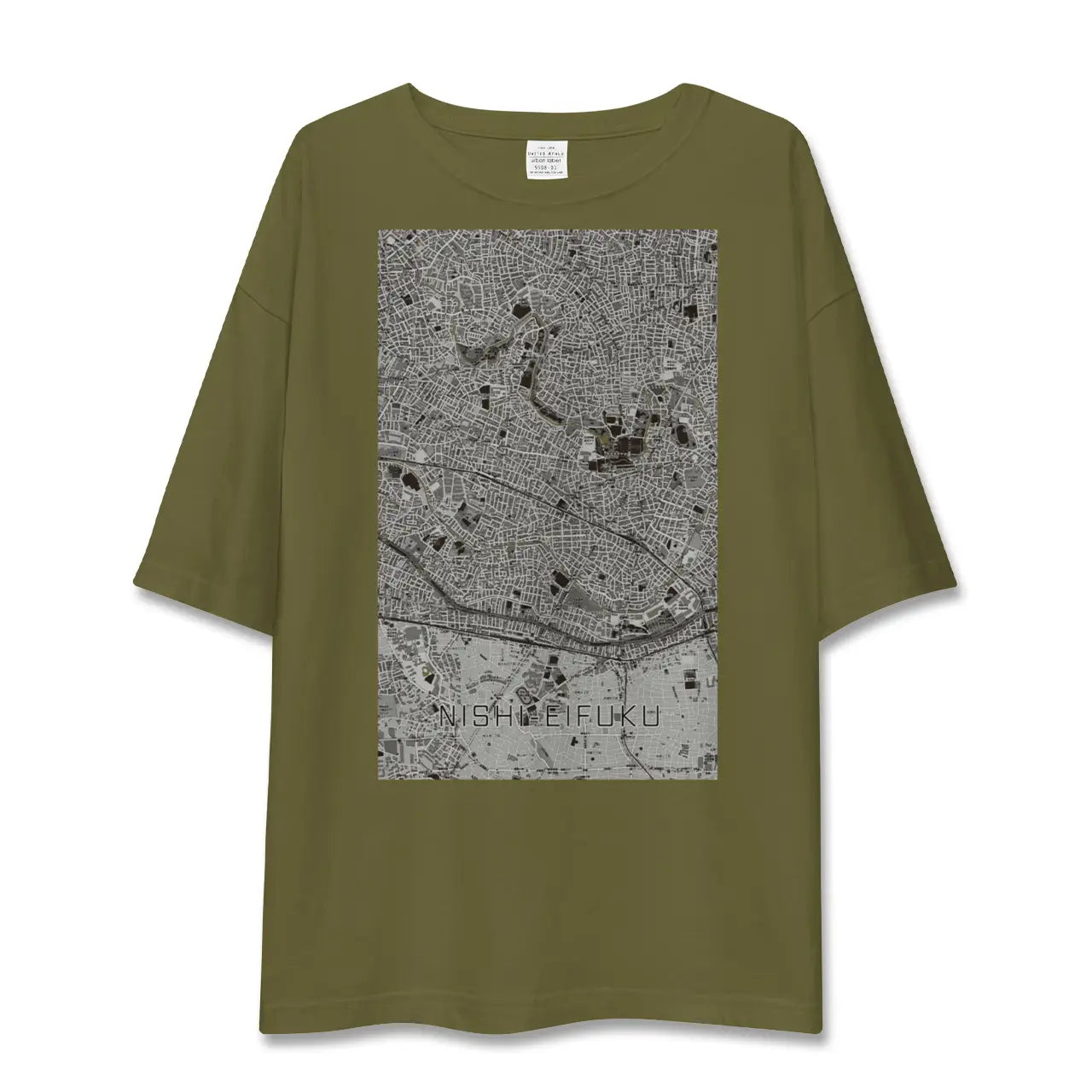 【西永福(東京都)】地図柄ビッグシルエットTシャツ