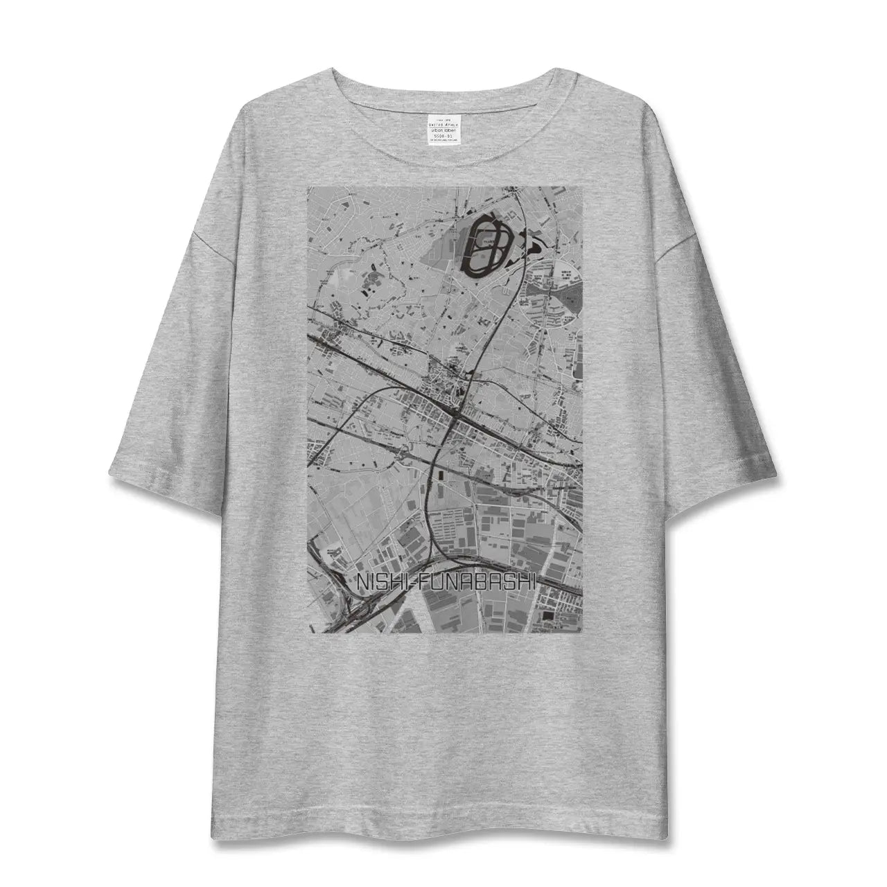 【西船橋(千葉県)】地図柄ビッグシルエットTシャツ