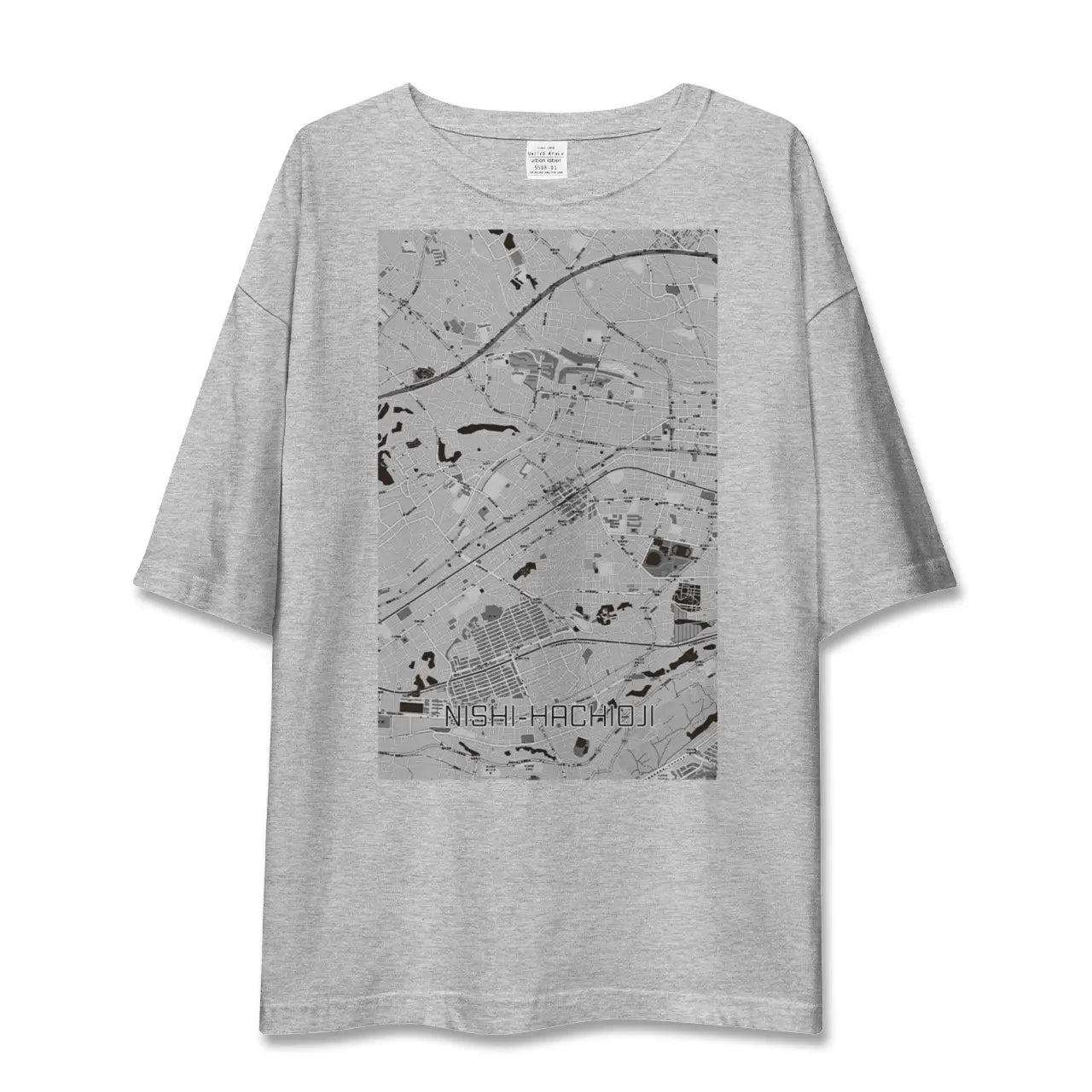 【西八王子(東京都)】地図柄ビッグシルエットTシャツ