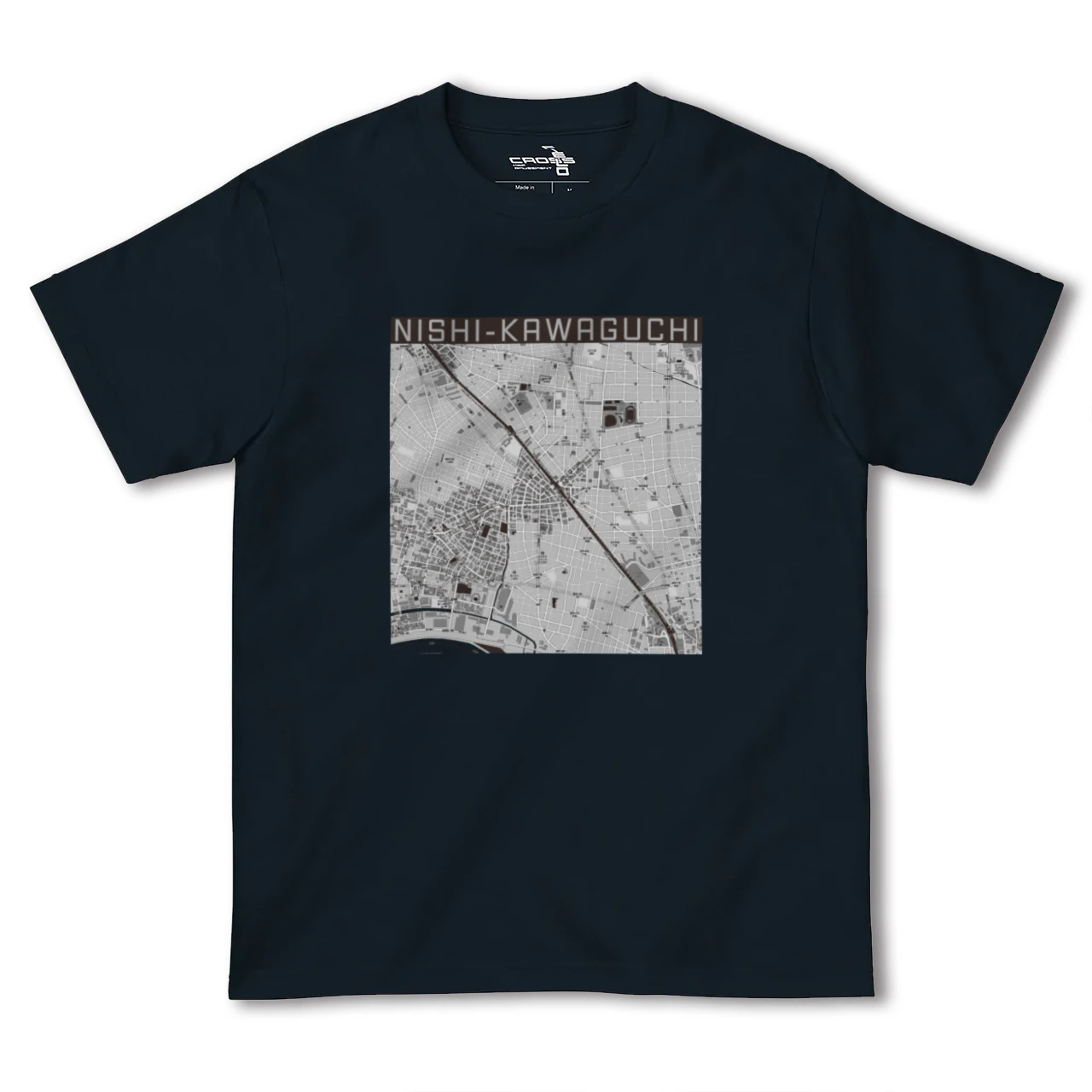 【西川口(埼玉県)】地図柄ヘビーウェイトTシャツ