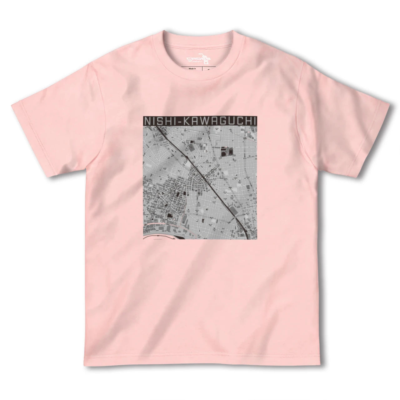 【西川口(埼玉県)】地図柄ヘビーウェイトTシャツ