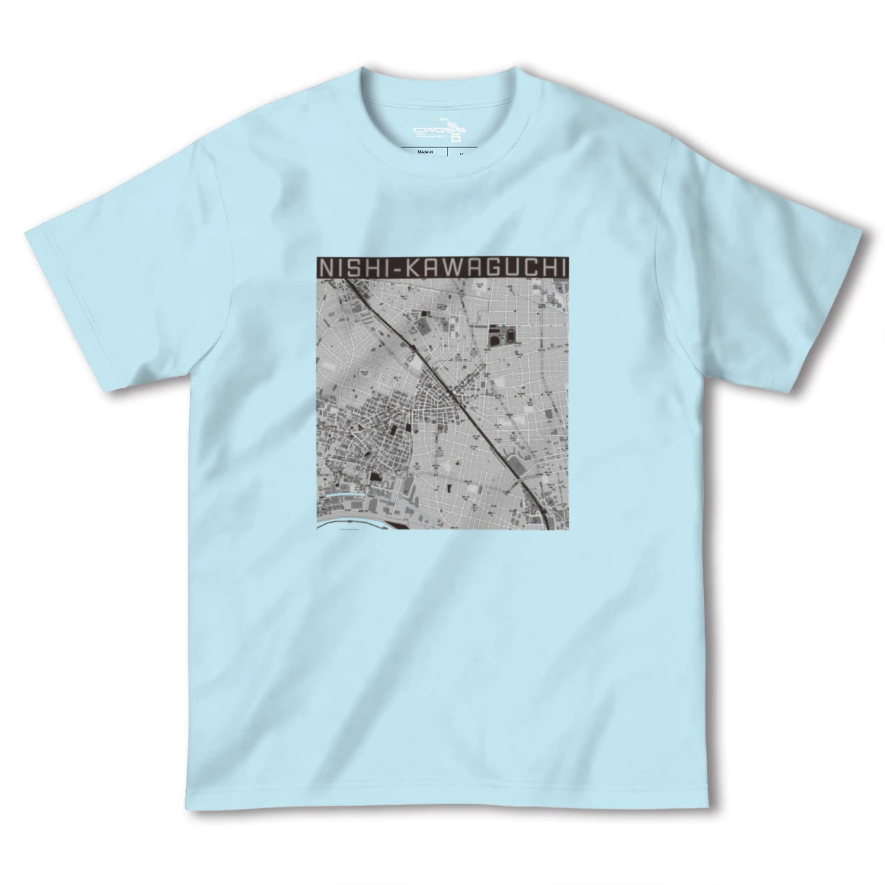 【西川口(埼玉県)】地図柄ヘビーウェイトTシャツ