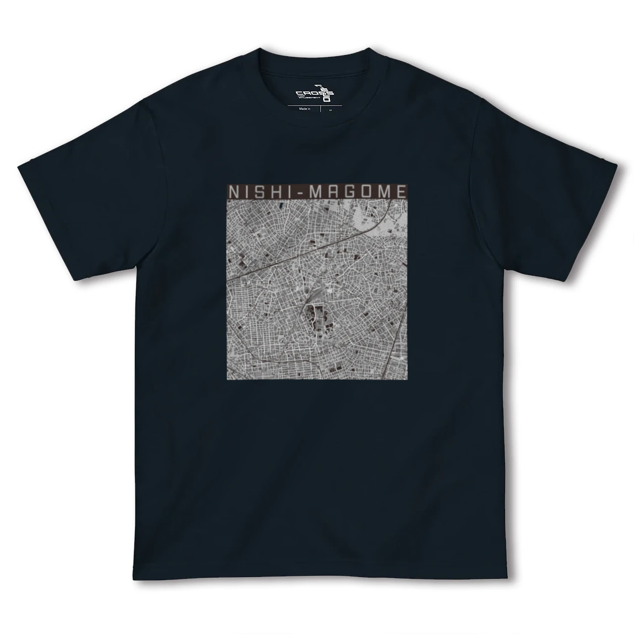 【西馬込(東京都)】地図柄ヘビーウェイトTシャツ