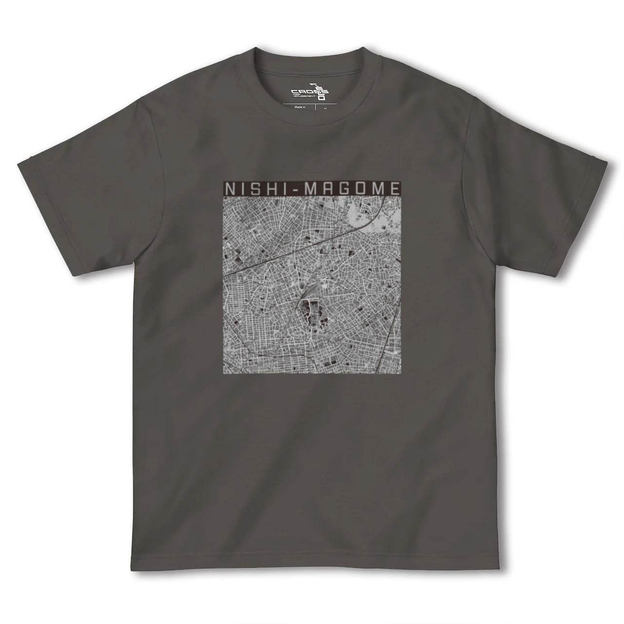 【西馬込(東京都)】地図柄ヘビーウェイトTシャツ