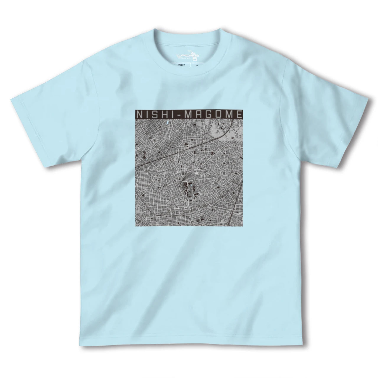 【西馬込(東京都)】地図柄ヘビーウェイトTシャツ