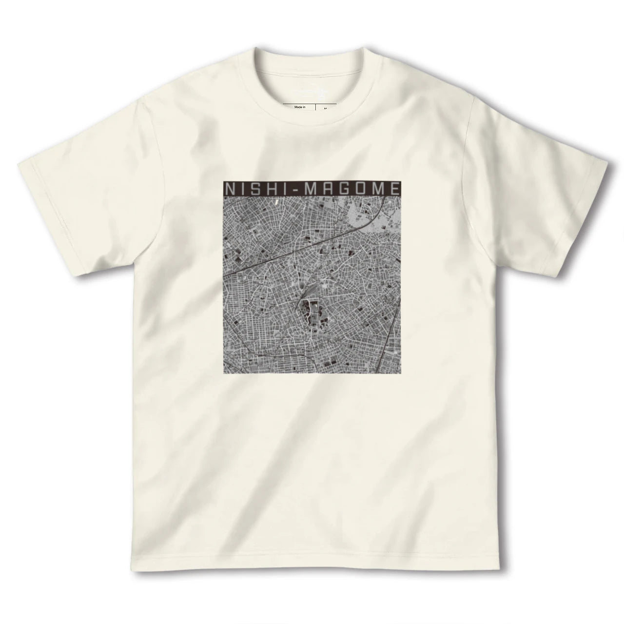 【西馬込(東京都)】地図柄ヘビーウェイトTシャツ