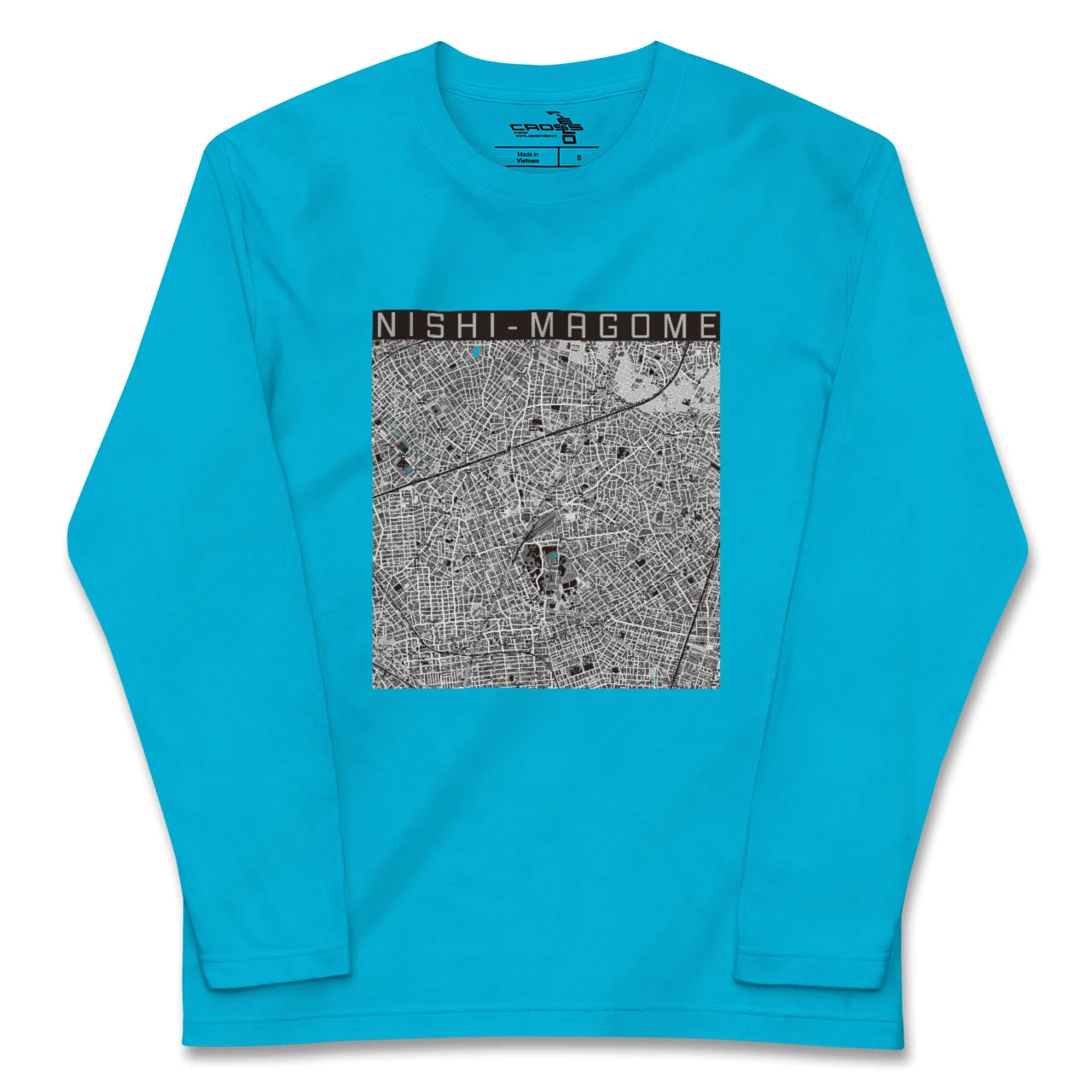 【西馬込(東京都)】地図柄ロングスリーブTシャツ