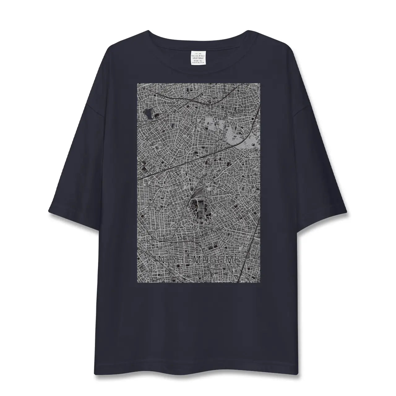 【西馬込(東京都)】地図柄ビッグシルエットTシャツ