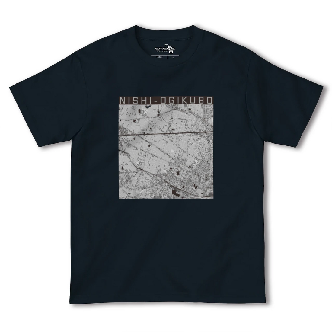 【西荻窪(東京都)】地図柄ヘビーウェイトTシャツ