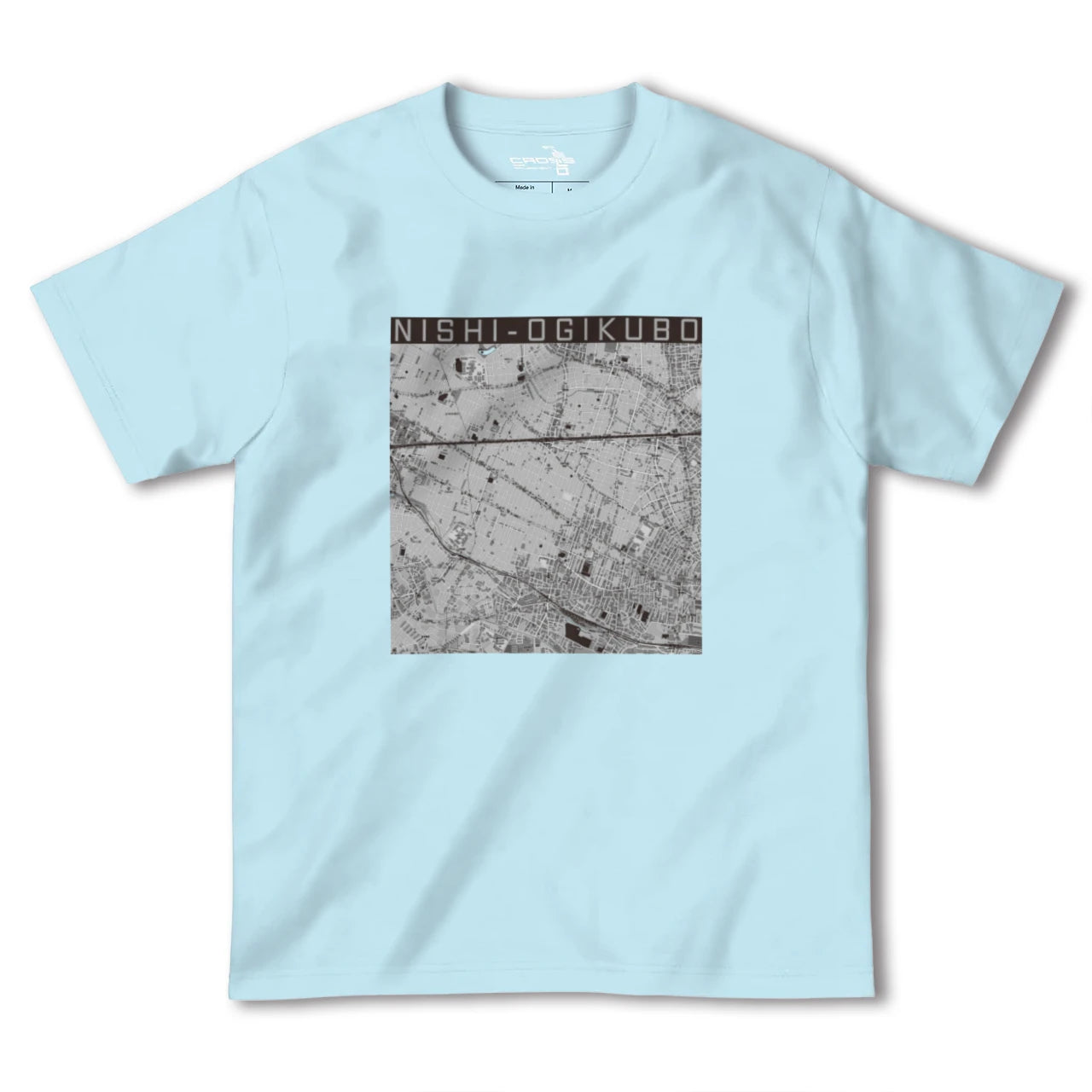 【西荻窪(東京都)】地図柄ヘビーウェイトTシャツ