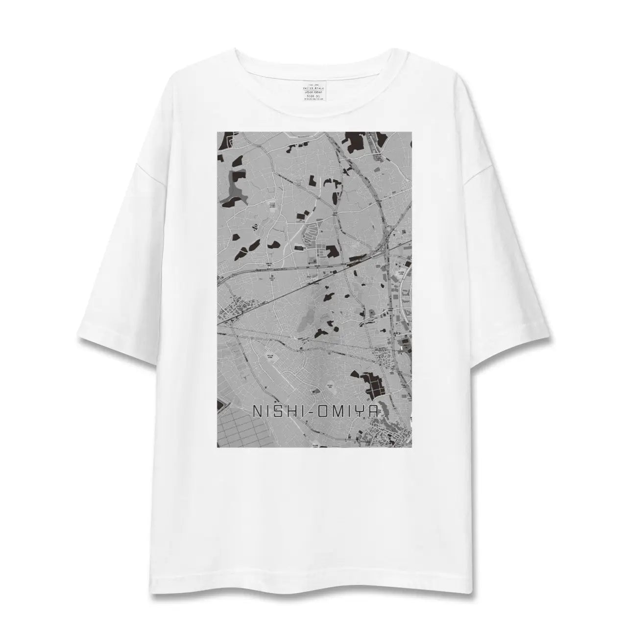 【西大宮(埼玉県)】地図柄ビッグシルエットTシャツ