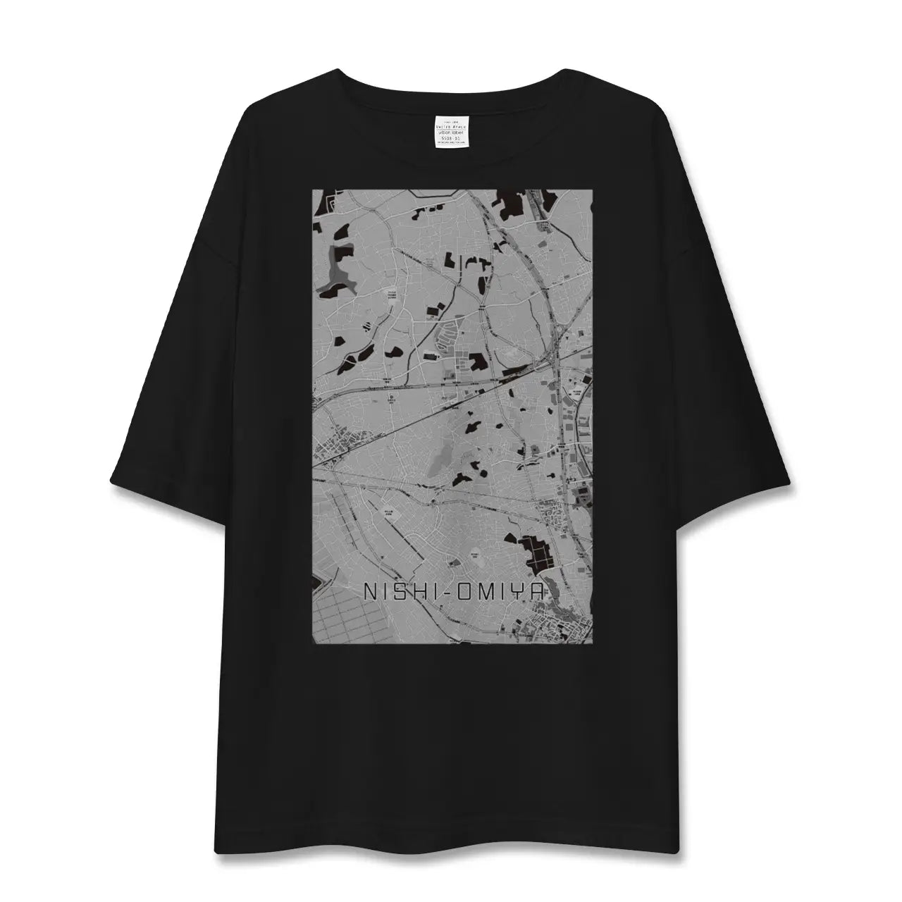 【西大宮(埼玉県)】地図柄ビッグシルエットTシャツ