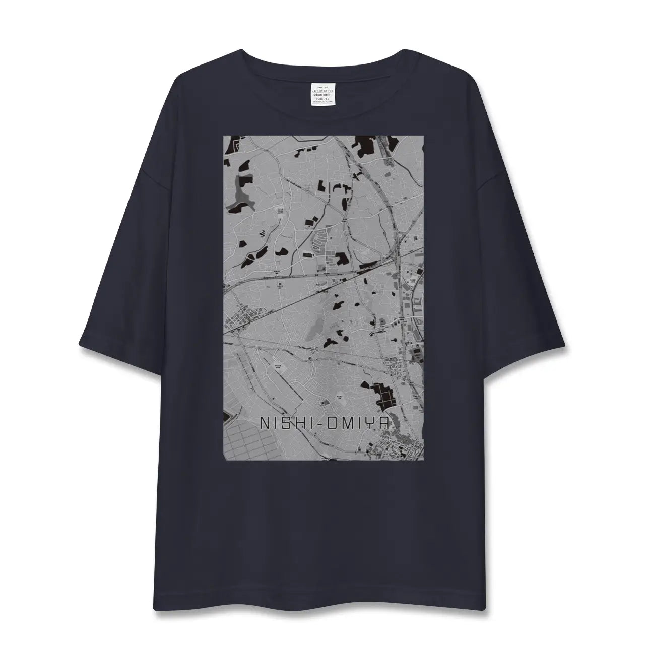 【西大宮(埼玉県)】地図柄ビッグシルエットTシャツ