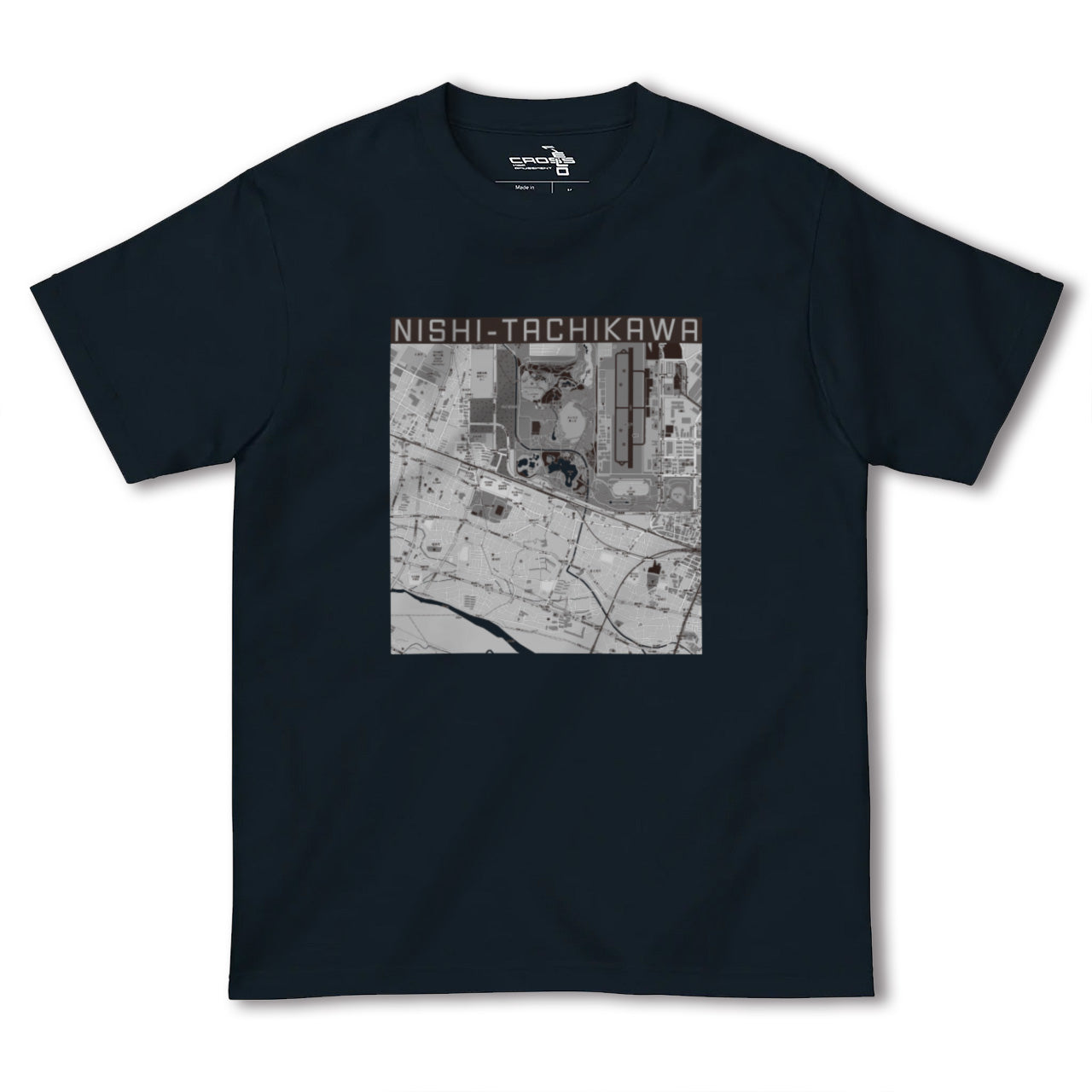 【西立川(東京都)】地図柄ヘビーウェイトTシャツ