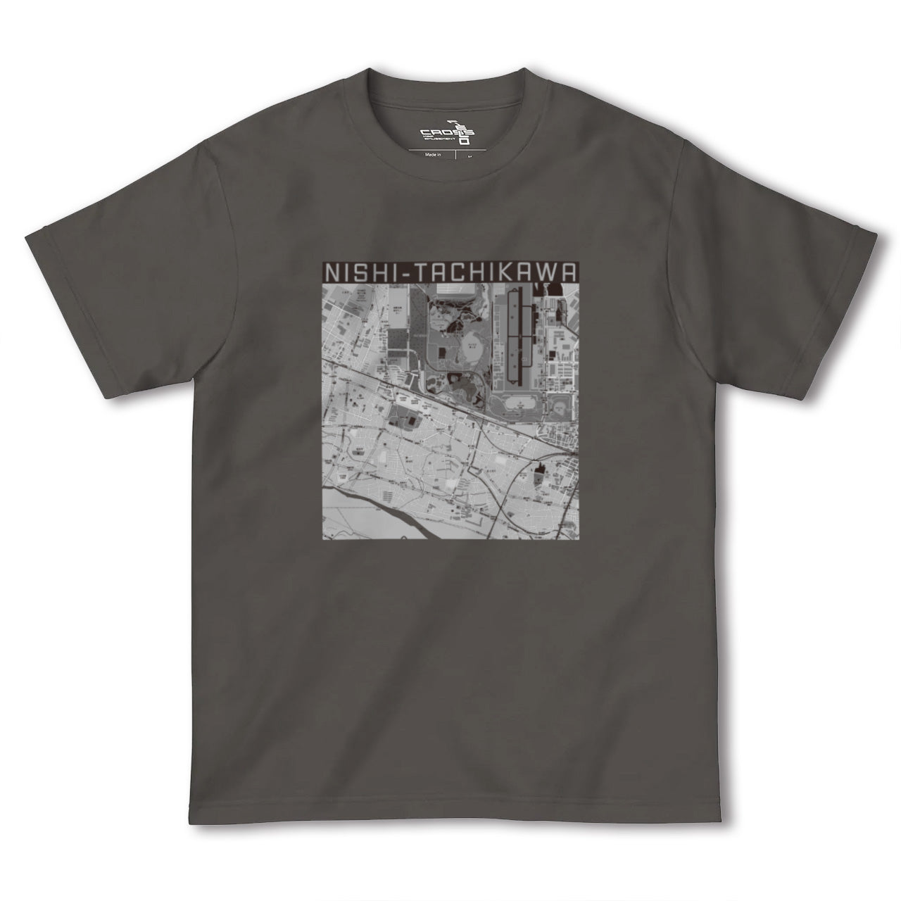 【西立川(東京都)】地図柄ヘビーウェイトTシャツ