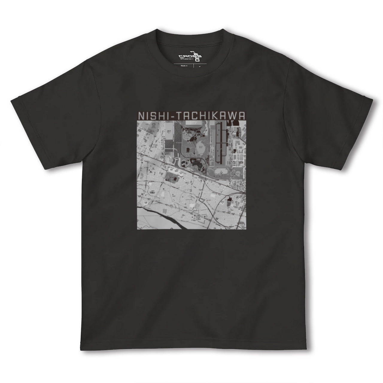 【西立川(東京都)】地図柄ヘビーウェイトTシャツ
