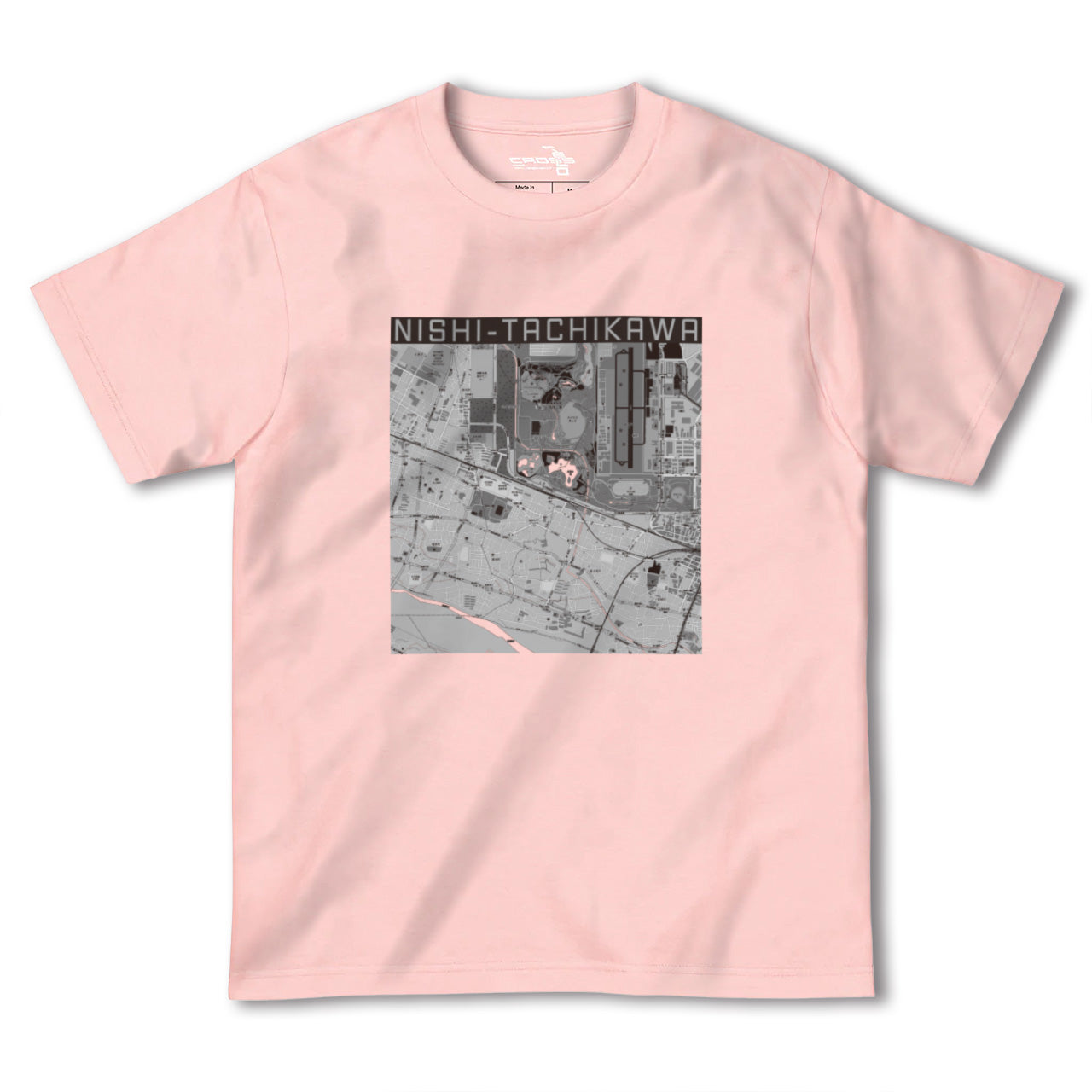 【西立川(東京都)】地図柄ヘビーウェイトTシャツ