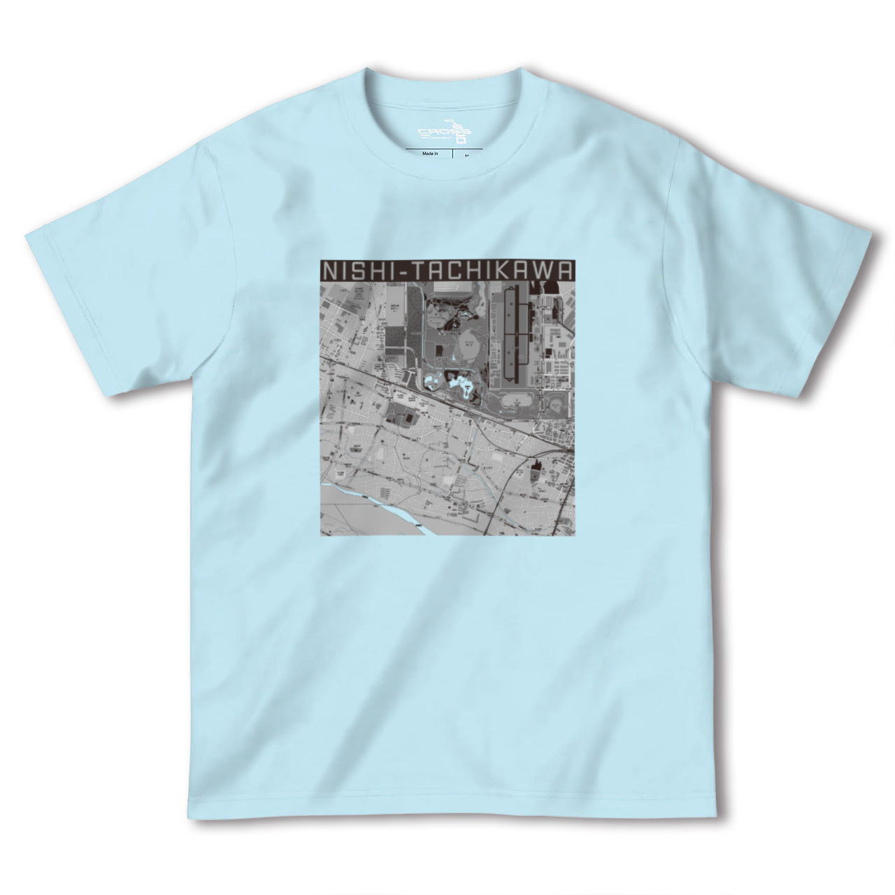 【西立川(東京都)】地図柄ヘビーウェイトTシャツ