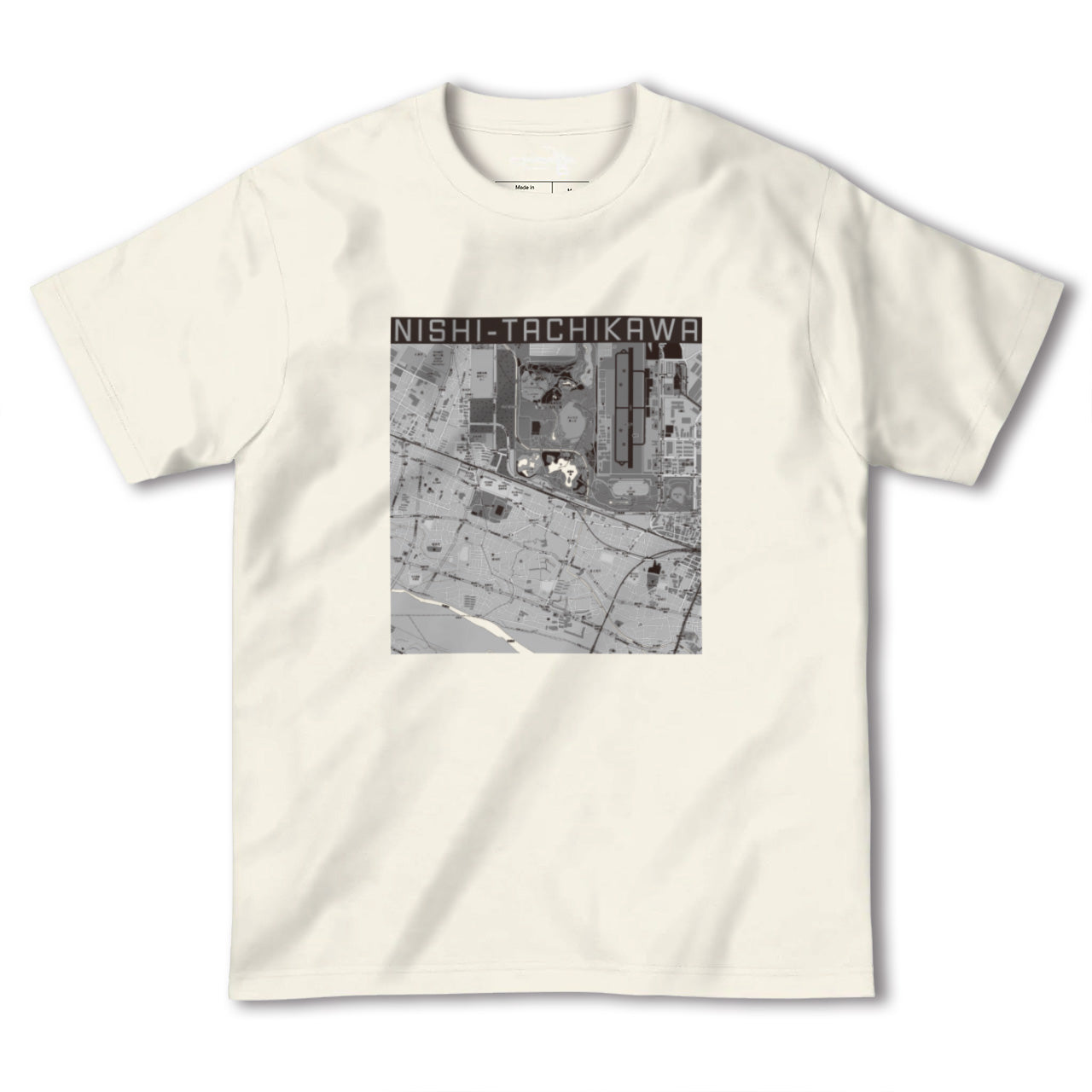 【西立川(東京都)】地図柄ヘビーウェイトTシャツ