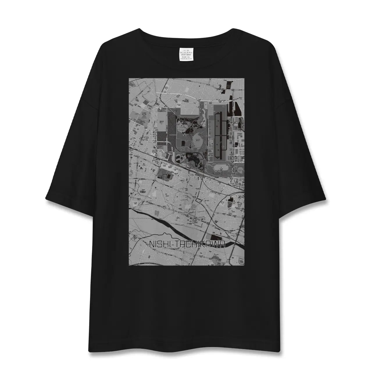 【西立川(東京都)】地図柄ビッグシルエットTシャツ
