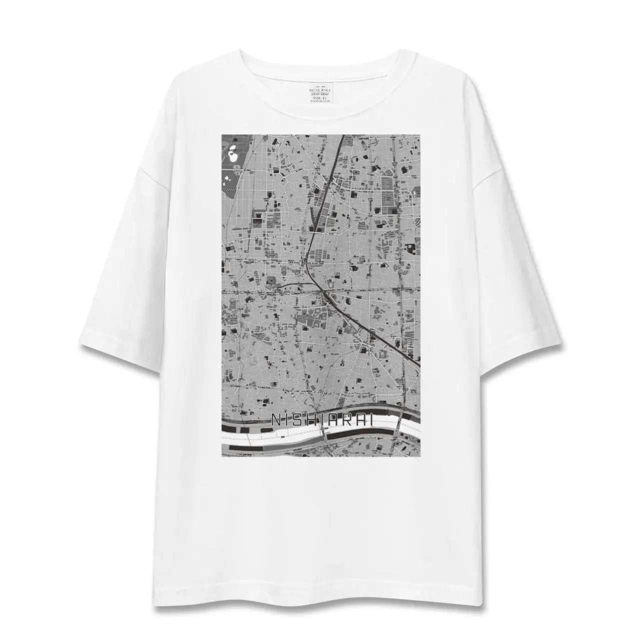 【西新井(東京都)】地図柄ビッグシルエットTシャツ