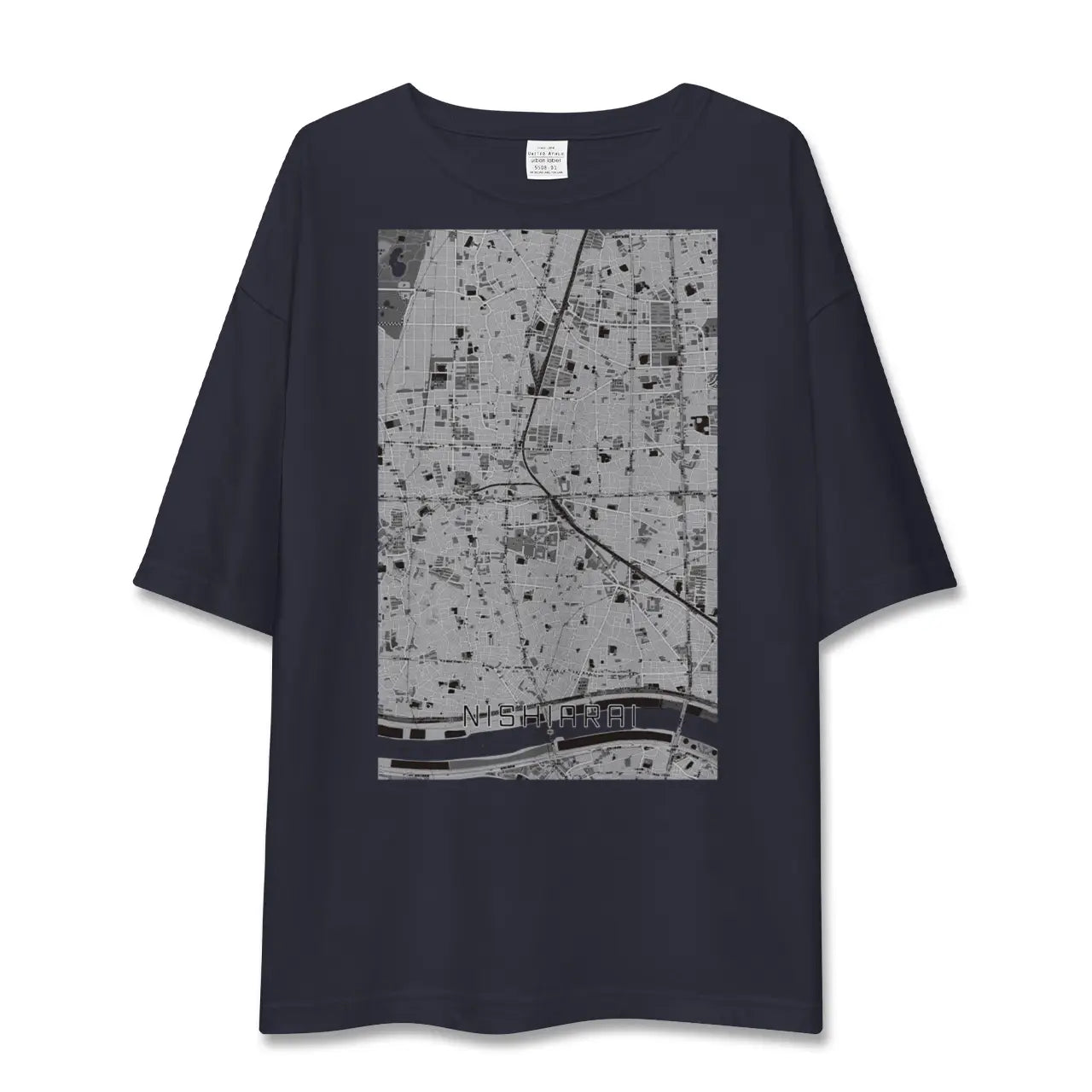 【西新井(東京都)】地図柄ビッグシルエットTシャツ