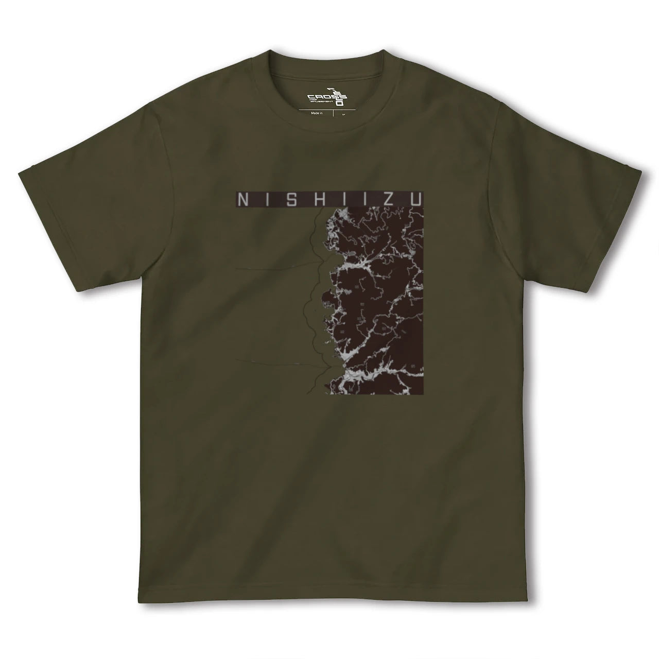 【西伊豆2(静岡県)】地図柄ヘビーウェイトTシャツ