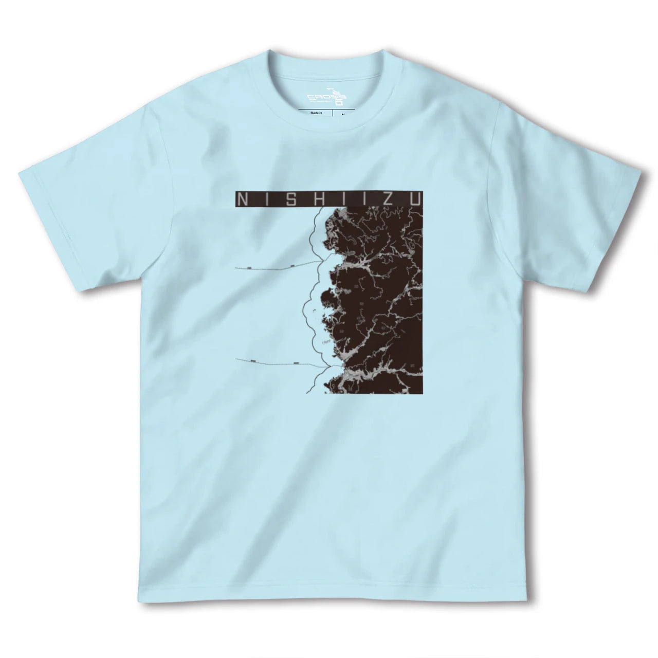 【西伊豆2(静岡県)】地図柄ヘビーウェイトTシャツ