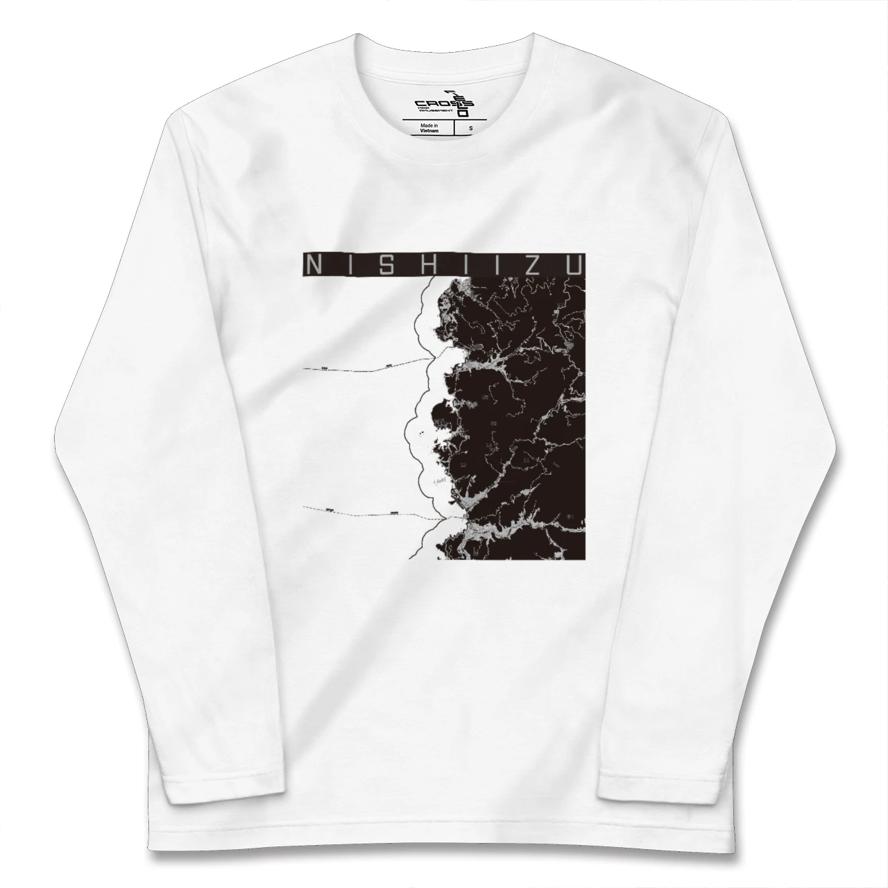 【西伊豆2(静岡県)】地図柄ロングスリーブTシャツ