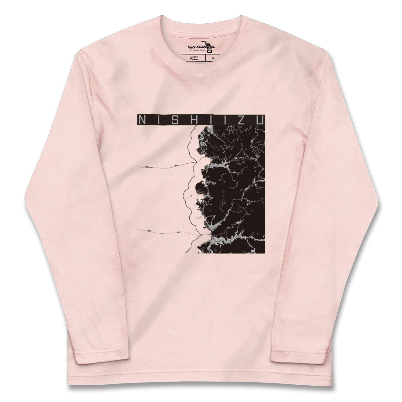 【西伊豆2(静岡県)】地図柄ロングスリーブTシャツ
