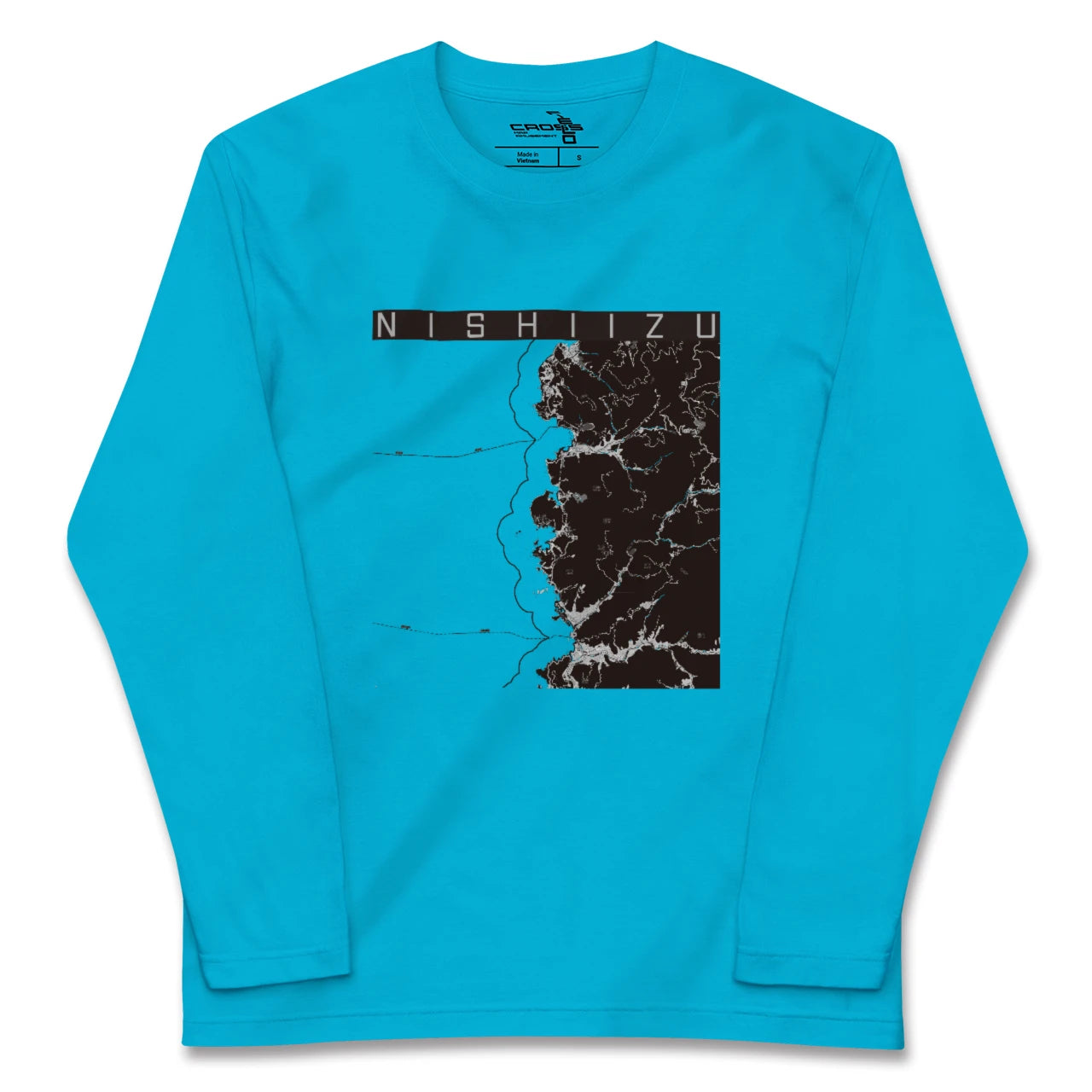【西伊豆2(静岡県)】地図柄ロングスリーブTシャツ