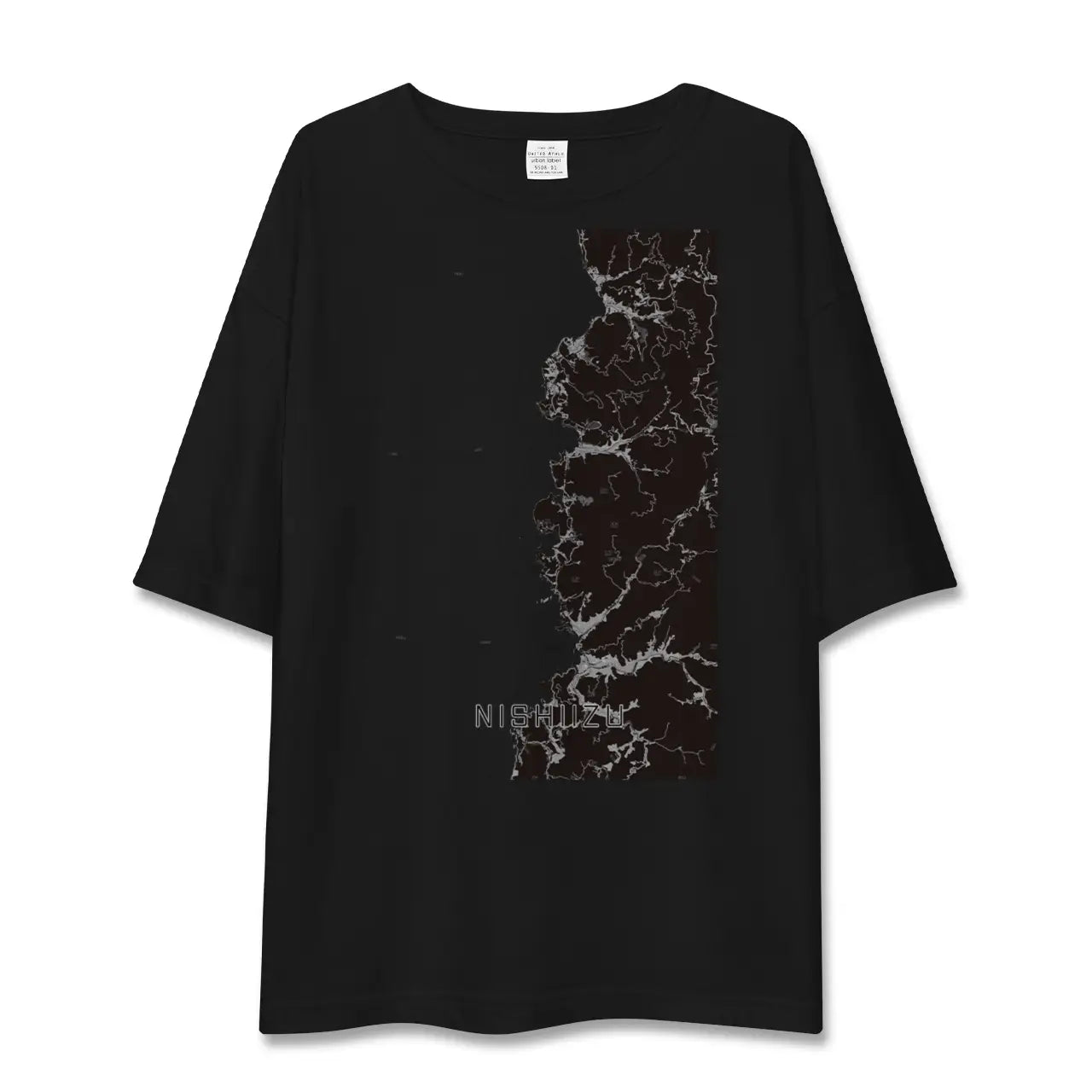 【西伊豆2(静岡県)】地図柄ビッグシルエットTシャツ