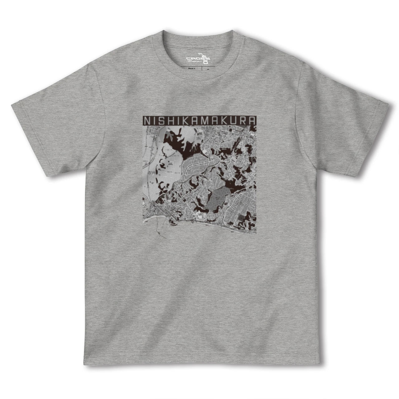 【西鎌倉(神奈川県)】地図柄ヘビーウェイトTシャツ