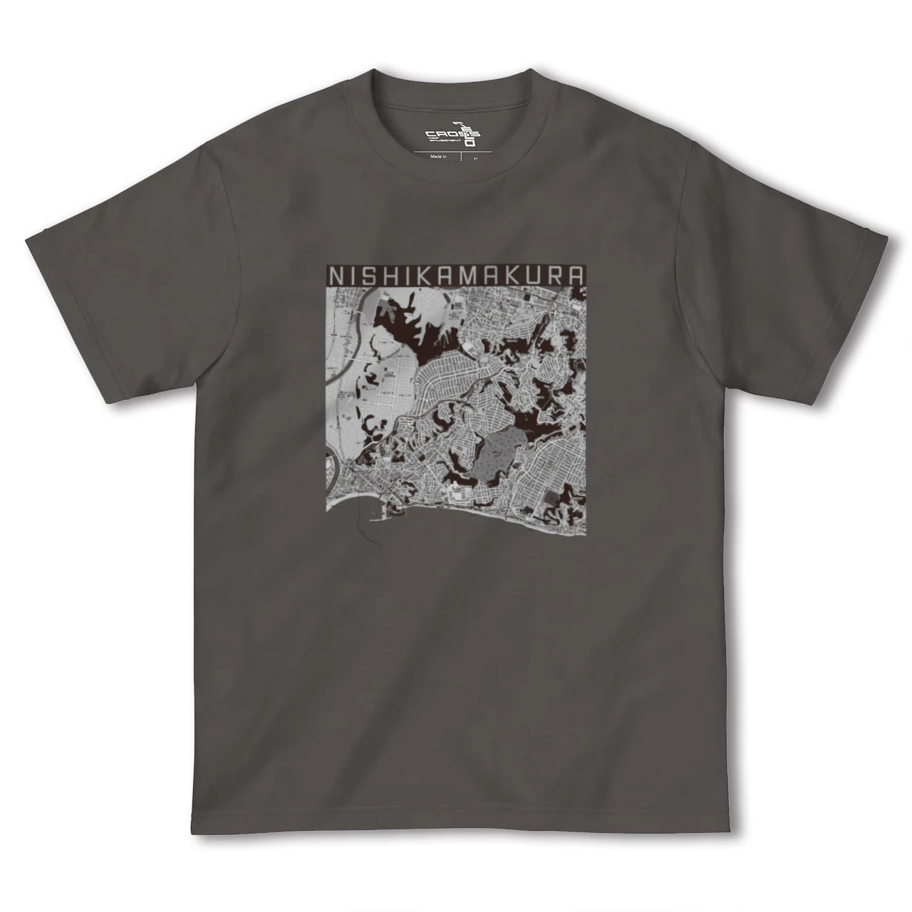【西鎌倉(神奈川県)】地図柄ヘビーウェイトTシャツ