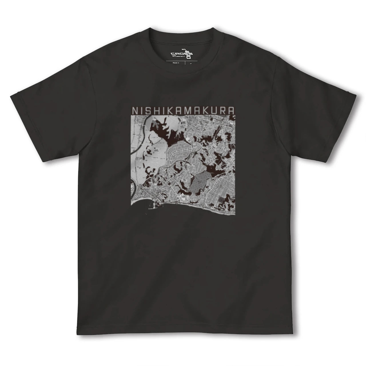【西鎌倉(神奈川県)】地図柄ヘビーウェイトTシャツ