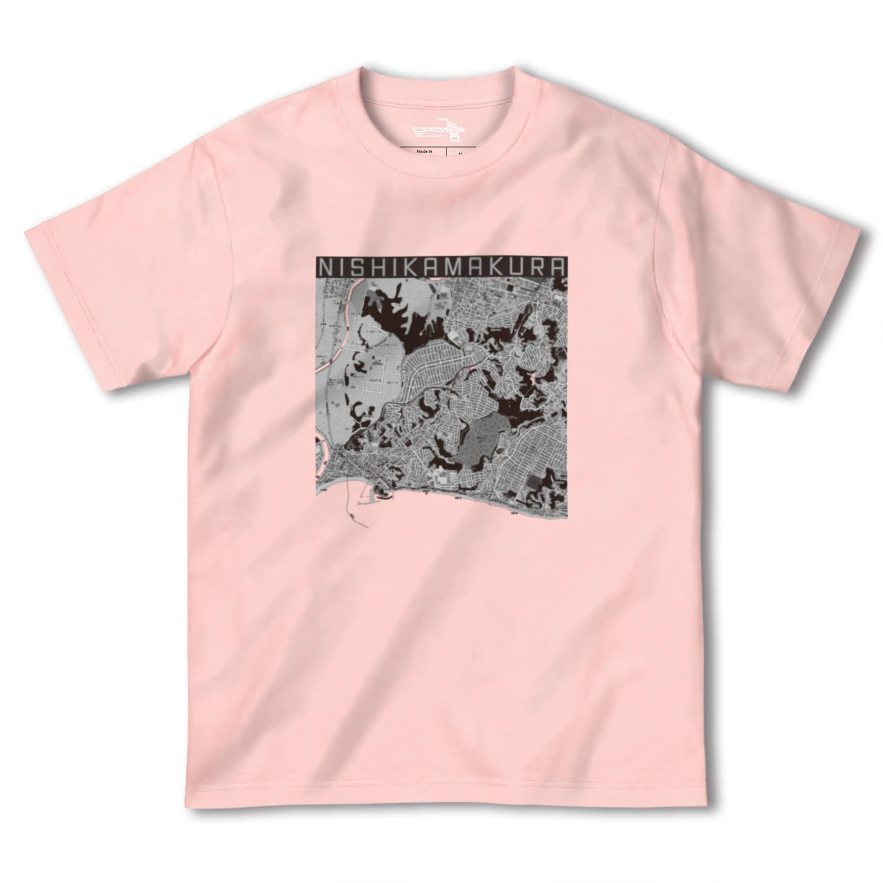 【西鎌倉(神奈川県)】地図柄ヘビーウェイトTシャツ