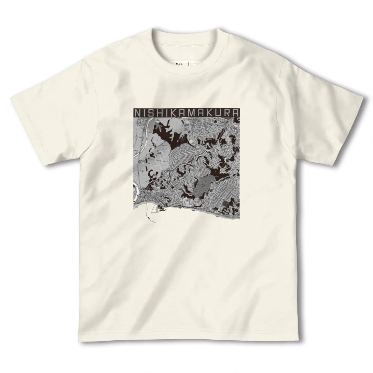 【西鎌倉(神奈川県)】地図柄ヘビーウェイトTシャツ