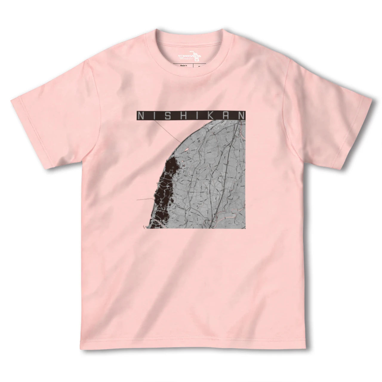【西蒲(新潟県)】地図柄ヘビーウェイトTシャツ