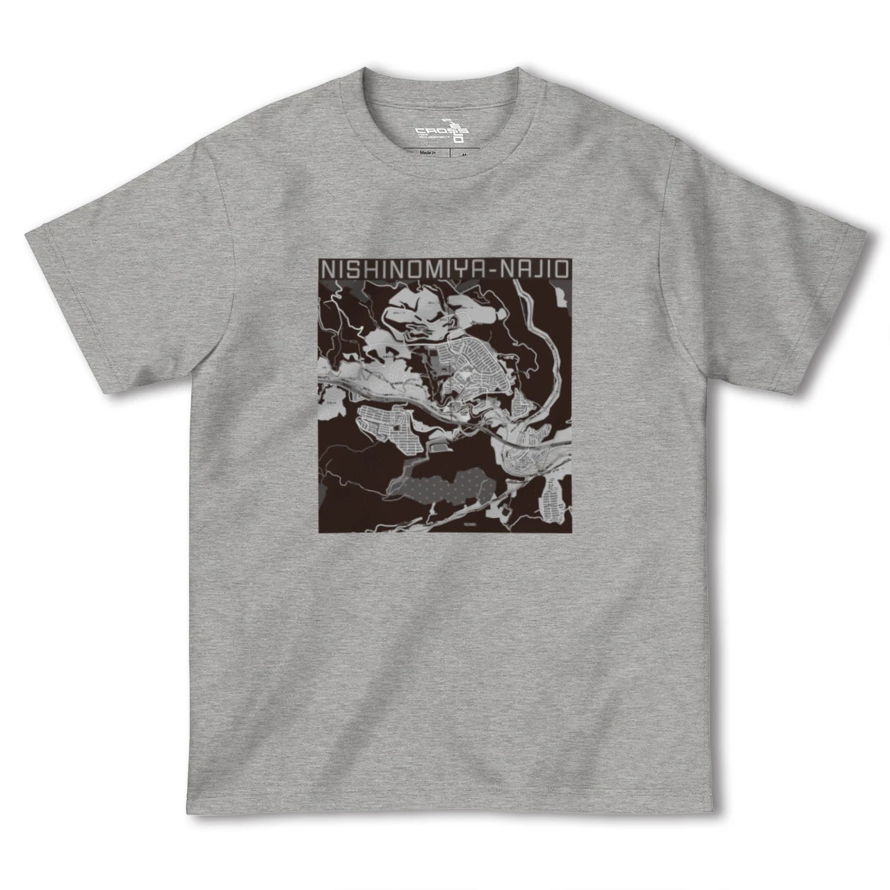 【西宮名塩(兵庫県)】地図柄ヘビーウェイトTシャツ