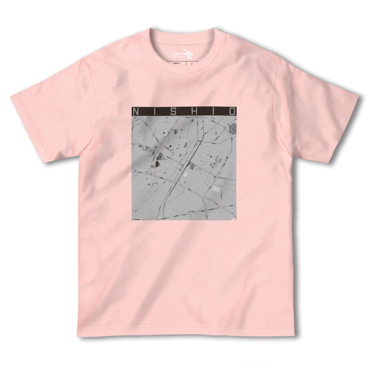 【西尾(愛知県)】地図柄ヘビーウェイトTシャツ