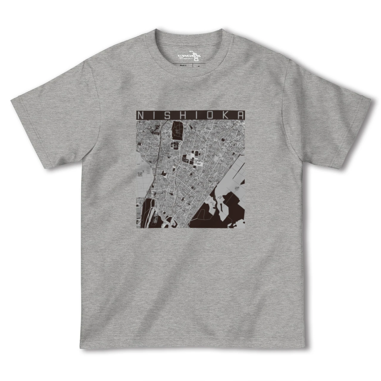 【西岡(北海道)】地図柄ヘビーウェイトTシャツ