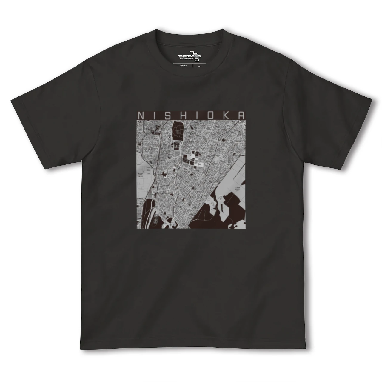 【西岡(北海道)】地図柄ヘビーウェイトTシャツ